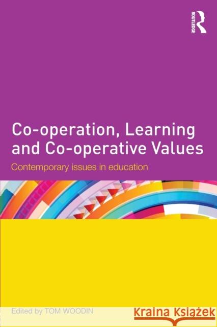 Co-Operation, Learning and Co-Operative Values: Contemporary Issues in Education Tom Woodin   9780415725248 Taylor and Francis - książka