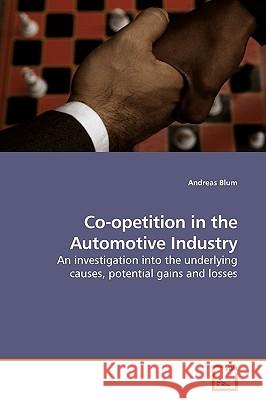 Co-opetition in the Automotive Industry Blum, Andreas 9783639170795 VDM Verlag - książka