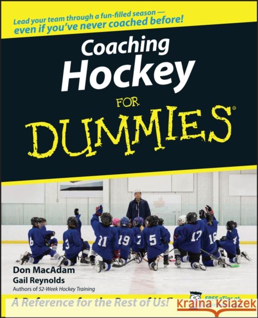 Coaching Hockey for Dummies MacAdam, Don 9780470836859  - książka