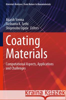 Coating Materials  9789819935512 Springer Nature Singapore - książka