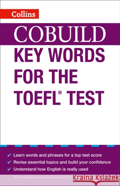 COBUILD Key Words for the TOEFL Test  9780007453467 HarperCollins Publishers - książka