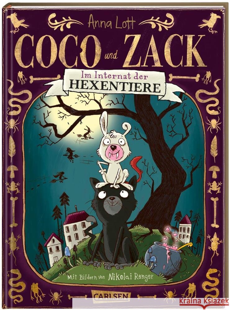 Coco und Zack - Im Internat der Hexentiere Lott, Anna 9783551557995 Carlsen - książka
