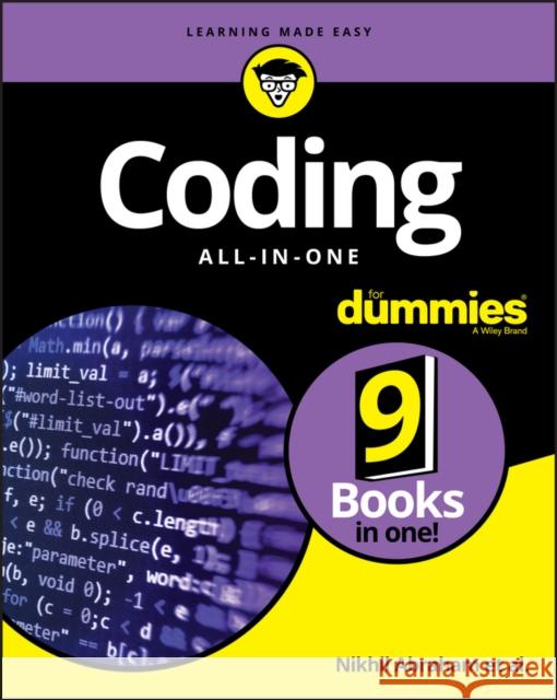 Coding All-in-One For Dummies Wiley,  9781119363026 John Wiley & Sons - książka