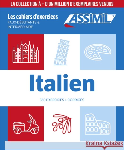 COFFRET CAHIERS ITALIEN 1+2 25 Federico Benedetti 9782700581911 Assimil - książka