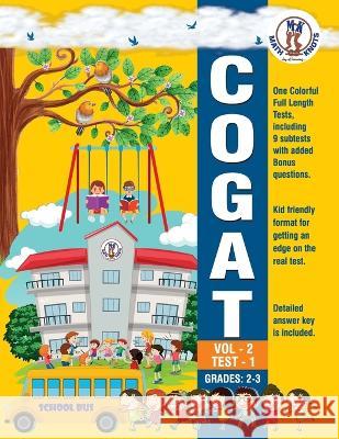 CogAT Form 7 Vol 2 - TEST - 1 Gowri Vemuri   9798889031109 Math-Knots LLC - książka
