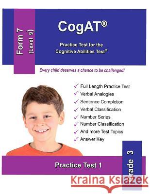 Cogat: Practice Test for the Cognitive Abilities Test: Form 7 Level 9 Gifted and Talented Test Editors 9781796815344 Independently Published - książka