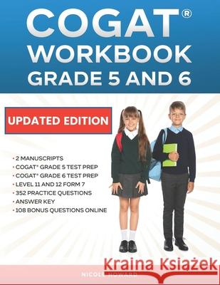 COGAT(R)  WORKBOOK  GRADE 5 AND 6 Howard Nicole Howard 9798719781303 Independently published - książka
