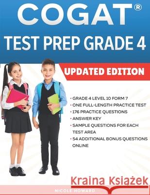 Cogat(r) Test Prep Grade 4 Nicole Howard 9798551995883 Independently Published - książka