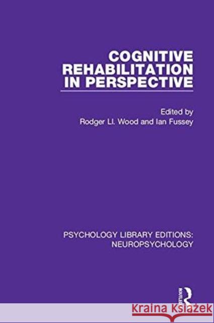 Cognitive Rehabilitation in Perspective  9781138592308 Taylor and Francis - książka