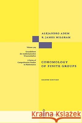 Cohomology of Finite Groups A. Adem R. J. Milgram Alejandro Adem 9783540202837 Springer - książka