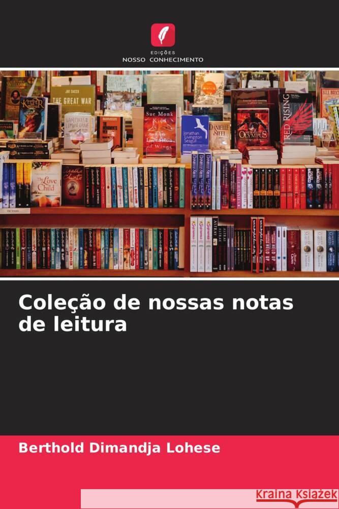 Cole??o de nossas notas de leitura Berthold Dimandja 9786207059423 Edicoes Nosso Conhecimento - książka