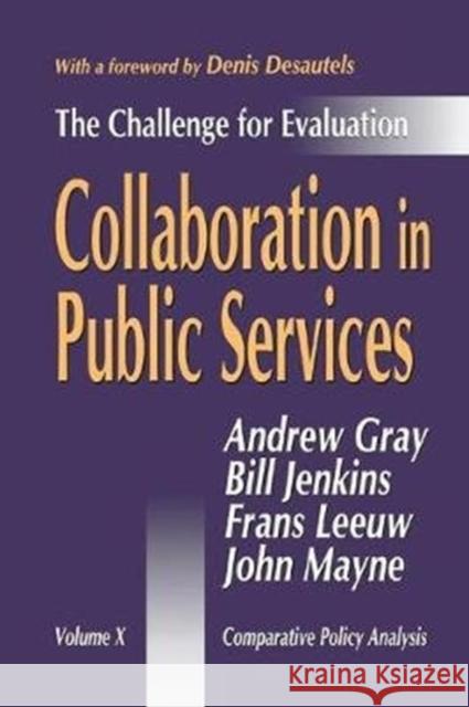 Collaboration in Public Services: The Challenge for Evaluation Jenkins, Bill 9781138508248  - książka