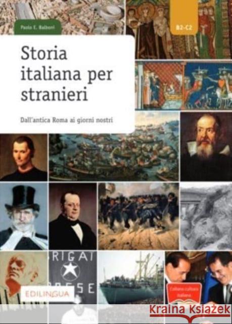 Collana cultura italiana: Storia italiana per stranieri. Libro Paolo E Balboni 9788899358716 Edilingua - książka