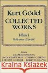 Collected Works: Volume I: Publications 1929-1936 Godel, Kurt 9780195039641 Oxford University Press