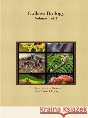 College Biology Volume 1 of 3 Textbook Equity 9781312392335 Lulu.com - książka
