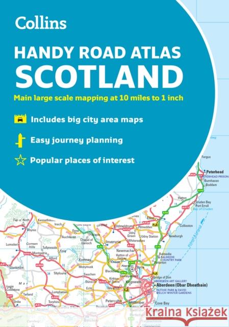 Collins Handy Road Atlas Scotland: A5 Paperback Collins Maps 9780008447878 HarperCollins Publishers - książka