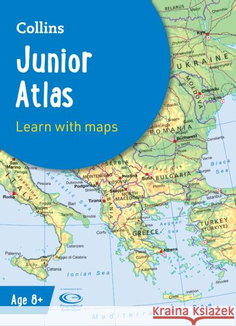 Collins Junior Atlas Stephen Scoffham 9780008794309 HarperCollins Publishers - książka