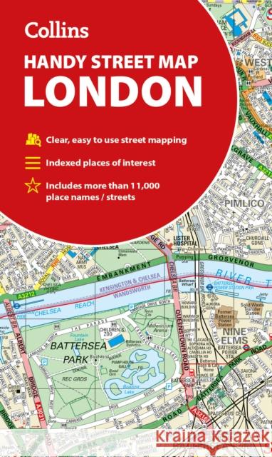 Collins London Handy Street Map Collins Maps 9780008780753 HarperCollins Publishers - książka