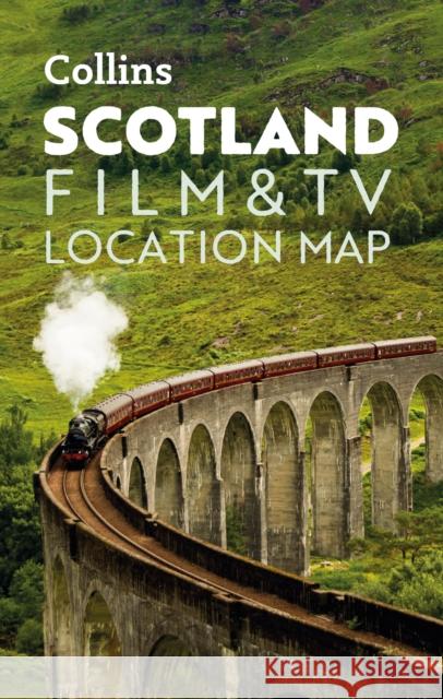 Collins Scotland Film and TV Location Map Collins Maps 9780008602918 HarperCollins Publishers - książka