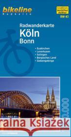Cologne / Bonn Cycle Tour Map: 2018  9783850004039 Verlag Esterbauer - książka