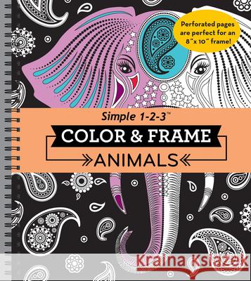 Color & Frame - Animals (Adult Coloring Book) New Seasons 9781680221831 Publications International, Ltd. - książka