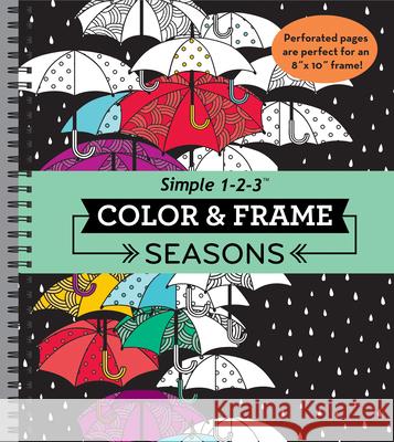 Color & Frame - Seasons (Adult Coloring Book) New Seasons 9781680221817 Publications International, Ltd. - książka