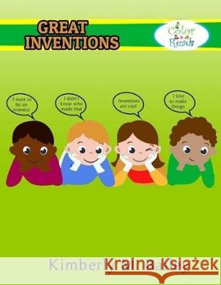 Color & Read: Great Inventions Kimberly M. Bailey 9781974640560 Createspace Independent Publishing Platform - książka