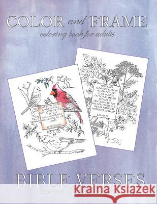 Color and Frame: Bible Verses Lynn Melchiori 9781943232130 Melchiori Technologies - książka