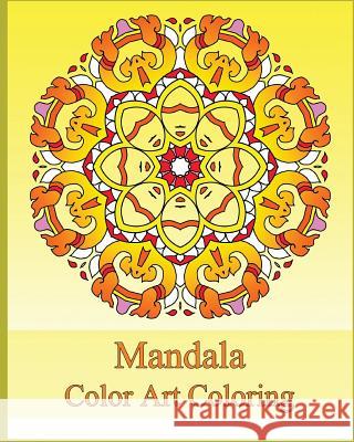 Color Art Coloring Book: 50 Graphic Design, Easy Designs for Meditation, Stress Relieving, Coloring For Relax and Calm Your Mind Tenney, Kenny 9781541281707 Createspace Independent Publishing Platform - książka