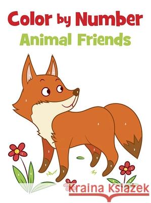 Color by Number Animal Friends Dover Publications 9780486842639 Dover Publications - książka