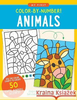 Color-By-Number! Animals Peter Pauper Press 9781441341556 Peter Pauper Press - książka
