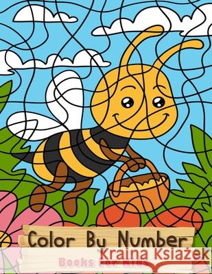 Color By Number Book For Kids: Animals Color By Number Activity For Kids Fun & Learning Ages 4-8, 6-8, 8-12 Fun Mike Press 9781707737444 Independently Published - książka