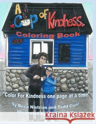 Color for Kindness Coloring Book Beca Nistrian 9781983981296 Createspace Independent Publishing Platform - książka