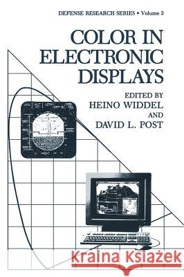 Color in Electronic Displays Heino Widdel Heino Widdel David L. Post 9780306441912 Plenum Publishing Corporation - książka