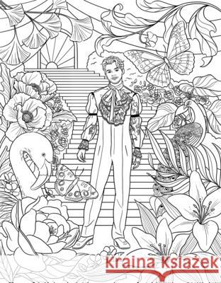 Color in Harry: A Unofficial Harry Styles Coloring and Sticker Book Julia Murray 9781923049802 Smith Street Books - książka