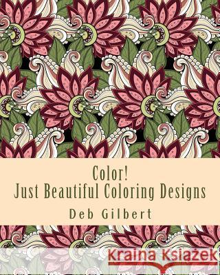 Color! Just Beautiful Coloring Designs Deb Gilbert 9781944678067 Heller Brothers Publishing - książka