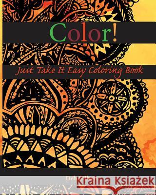 Color! Just Take It Easy Coloring Book Deb Gilbert Deb Gilbert 9780996670890 Heller Brothers Publishing - książka