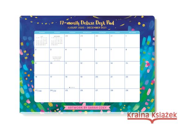 COLOR LOVE 2021 DESK PAD Sarah Coey 9781531909741 GLOBAL PUBLISHER SERVICES - książka