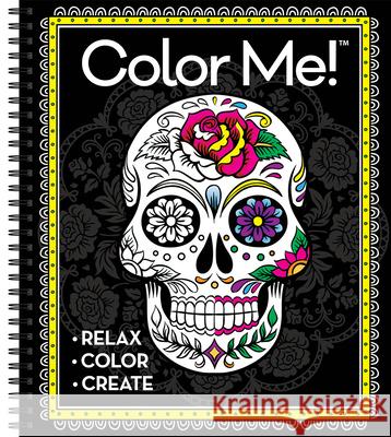 Color Me! Adult Coloring Book (Skull Cover - Includes a Variety of Images) New Seasons 9781680225549 Publications International, Ltd. - książka