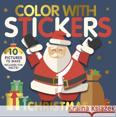 Color with Stickers: Christmas: Create 10 Pictures with Stickers! Jonny Marx, Tiger Tales 9781664340244 Tiger Tales - książka