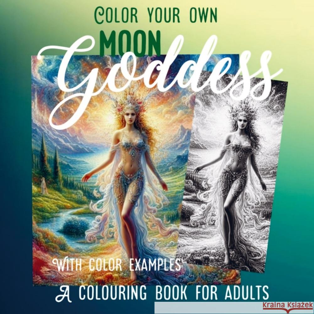 Color your own Moon Goddes J.F. Romeijn, Liana 9789403725277 Bookmundo - książka