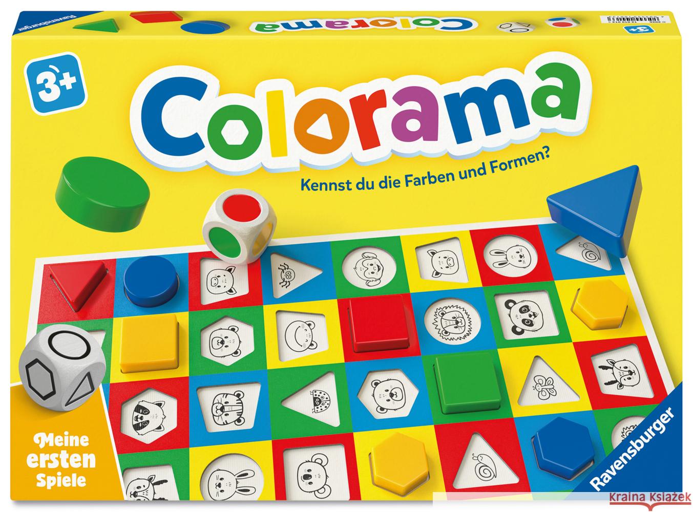 Colorama - Kinderspiel ab 3 Jahre Lehmann, Manfred, Geister, Ekkehard 4005555100133 Ravensburger Verlag - książka