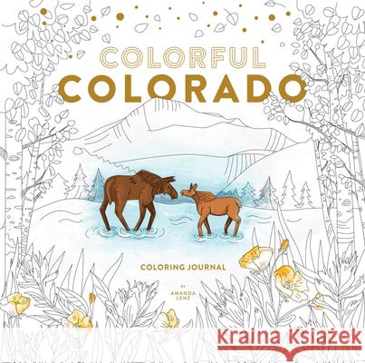 Colorful Colorado Coloring Journal Amanda Lenz 9781682751596 Fulcrum Publishing - książka