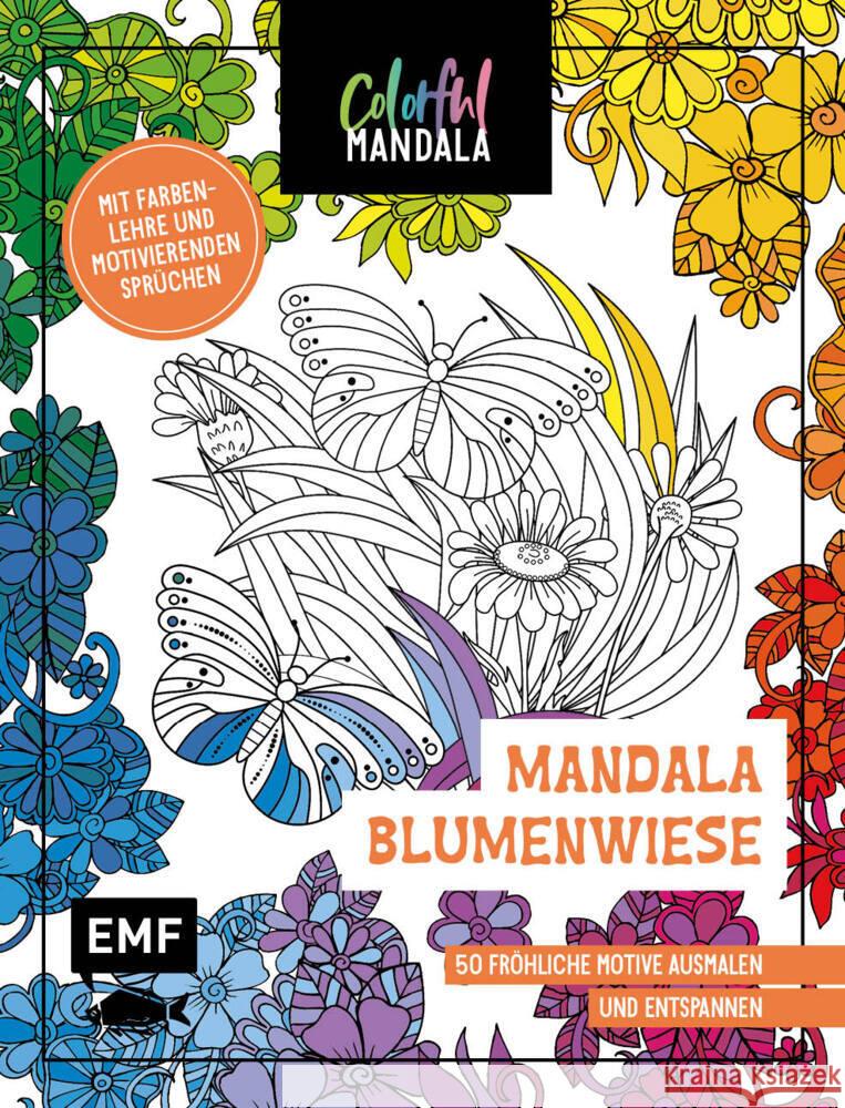 Colorful Mandala - Mandala - Blumenwiese  9783745916041 EMF Edition Michael Fischer - książka