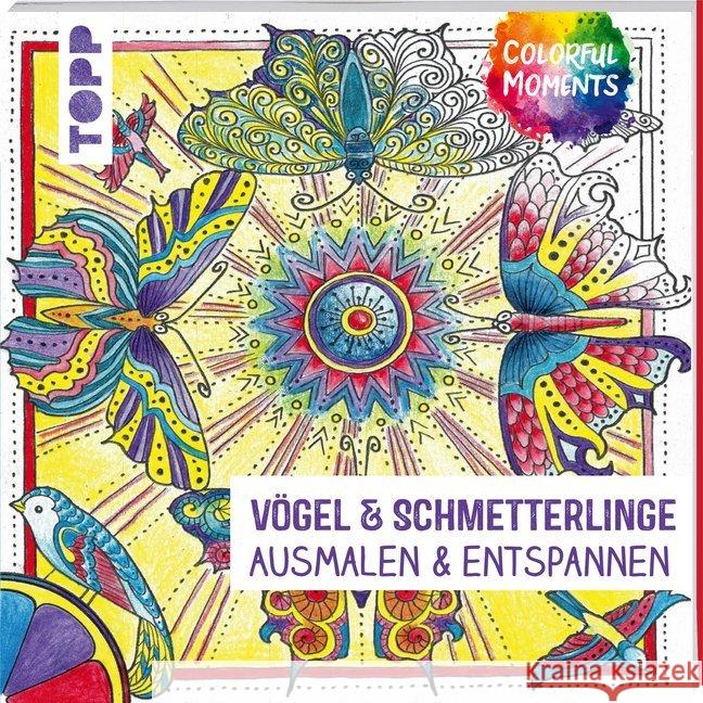 Colorful Moments - Vögel & Schmetterlinge Schwab, Ursula 9783772447242 Frech - książka