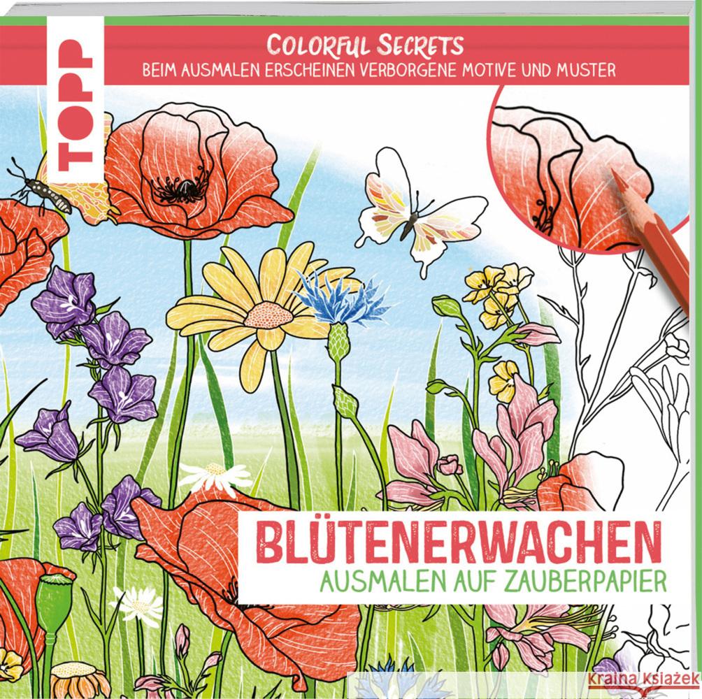 Colorful Secrets - Blütenerwachen (Ausmalen auf Zauberpapier) Zihm, Marina 9783735880550 Frech - książka