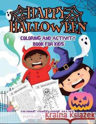 Coloring and Activity Workbook - Halloween Edition Hall, Harper 9781989968505 Happy Harper - książka