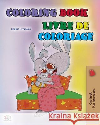 Coloring book #1 (English French Bilingual edition): Language learning colouring and activity book Admont, Shelley 9781525940606 Kidkiddos Books Ltd. - książka