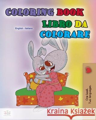 Coloring book #1 (English Italian Bilingual edition): Language learning colouring and activity book Admont, Shelley 9781525940460 Kidkiddos Books Ltd. - książka