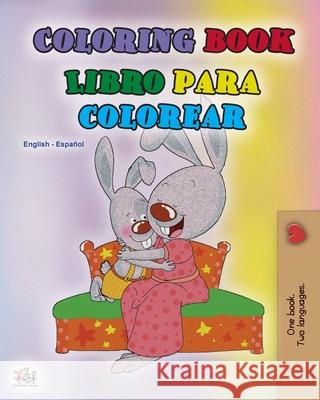 Coloring book #1 (English Spanish Bilingual edition): Language learning coloring book Shelley Admont Kidkiddos Books 9781525939259 Kidkiddos Books Ltd. - książka